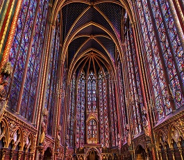Stained -glass-cathedral-sainte-chappelle
